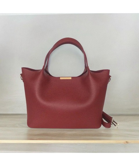 Betty Pretty women's bag made of burgundy eco-leather 943BORDO