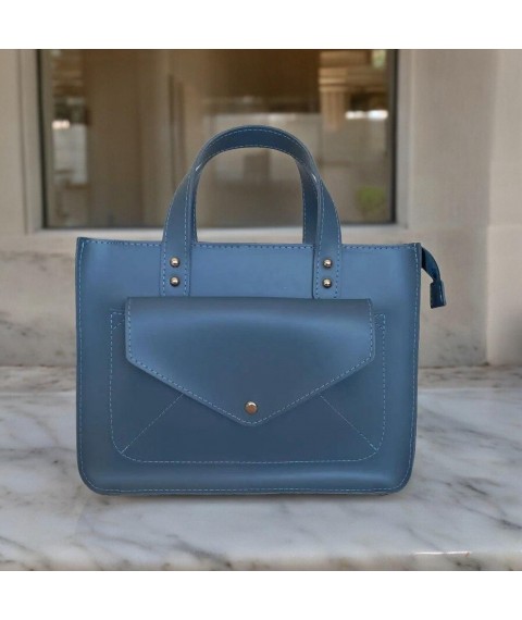 Women's bag Betty Pretty made of eco-leather blue 963LBLUE