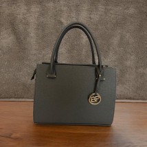 Betty Pretty women's bag made of gray leather 986RGRAY