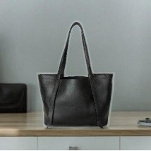 Women's bag Betty Pretty made of genuine leather black 982BLK
