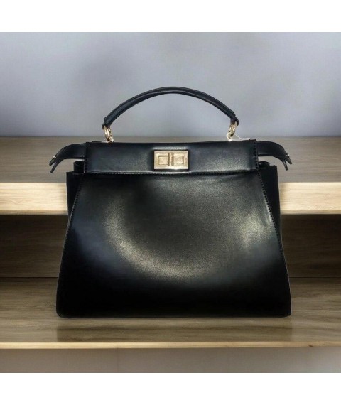 Women's bag Betty Pretty made of eco-leather black 505BLK