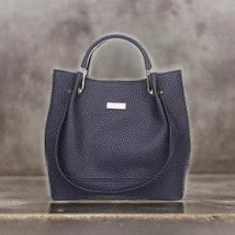 Women's bag Betty Pretty made of genuine leather blue 906NBLUE