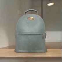 Women's backpack made of eco-leather Betty Pretty mint 940MINT