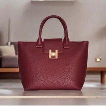 Women's bag Betty Pretty made of eco-leather burgundy 864BORDO