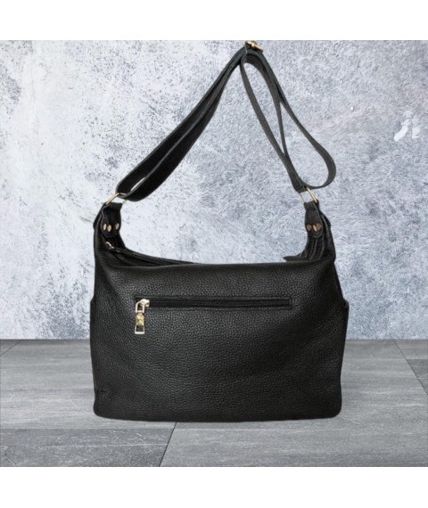 Women's bag Betty Pretty made of genuine leather black 9472BLACK