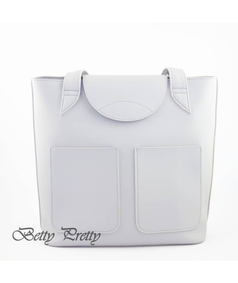 Women's bag Betty Pretty made of eco-leather gray 868GRY