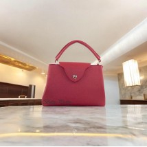 Women's classic eco-leather bag Betty Pretty burgundy 508LV-BORDO
