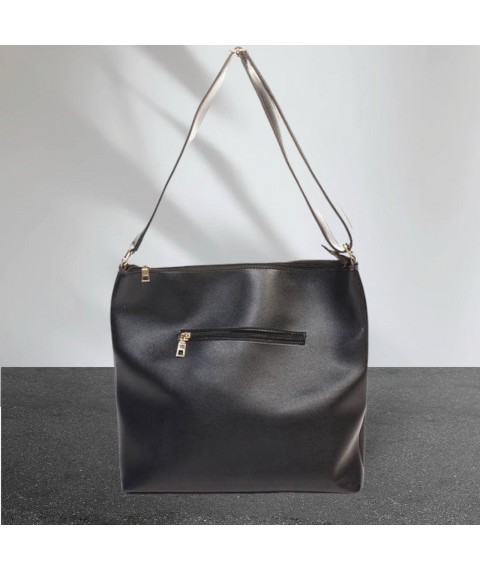 Women's eco-leather shoulder bag Betty Pretty black 9281545