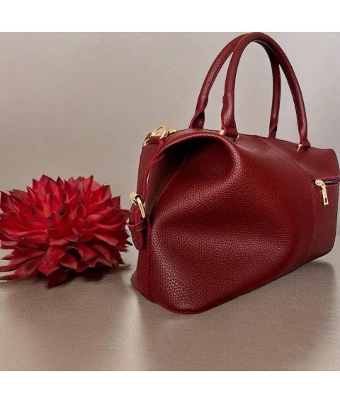 Women's eco-leather bag Betty Pretty burgundy 936M66139