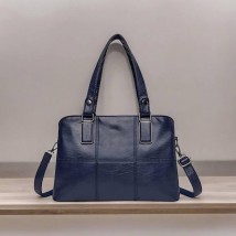 Women's bag Betty Pretty, blue leather 955R959BLUE