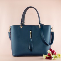 Women's eco-leather bag Betty Pretty blue 953SKY