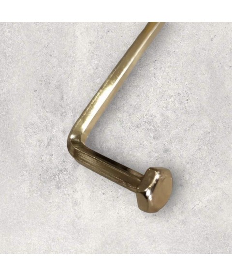 Ручка коромысло для сумок золото F23