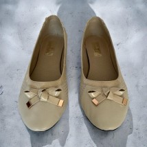 Туфли женские бежевые из натуральной кожи 0508BEG 37