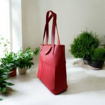 Women's bag made of eco-leather red Betty Pretty 868RED