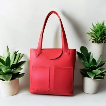 Women's bag made of eco-leather red Betty Pretty 868RED