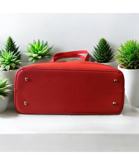 Women's bag made of eco-leather red Betty Pretty 868RED