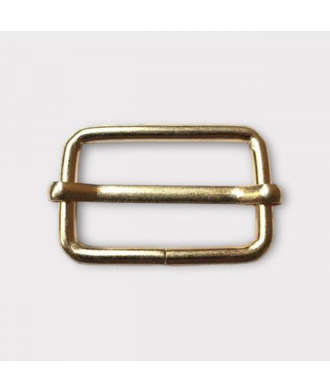 Перетяжка, рамка-регулятор с перемычкой 35*20*3,5 мм., светлое золото
