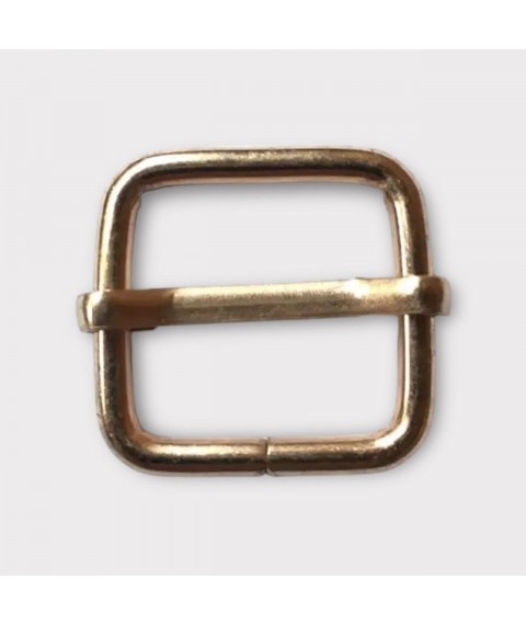 Перетяжка, рамка-регулятор с перемычкой 20*20*3,5 мм., светлое золото