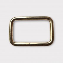 Рамка прямоугольная сварная 35*20*3,5 мм., светлое золото