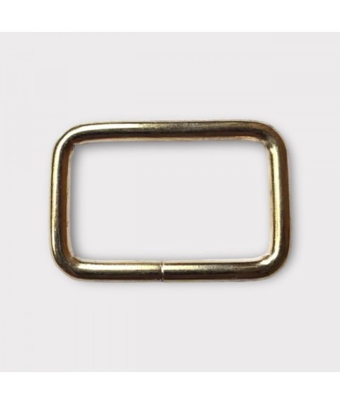 Рамка прямоугольная сварная 35*20*3,5 мм., светлое золото