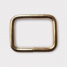 Рамка прямоугольная сварная 35*20*3,5 мм., светлое золото