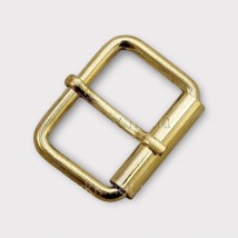 Пряжка ременная проволочная 25*20*3,5 мм., светлое золото, для сумок и ремней