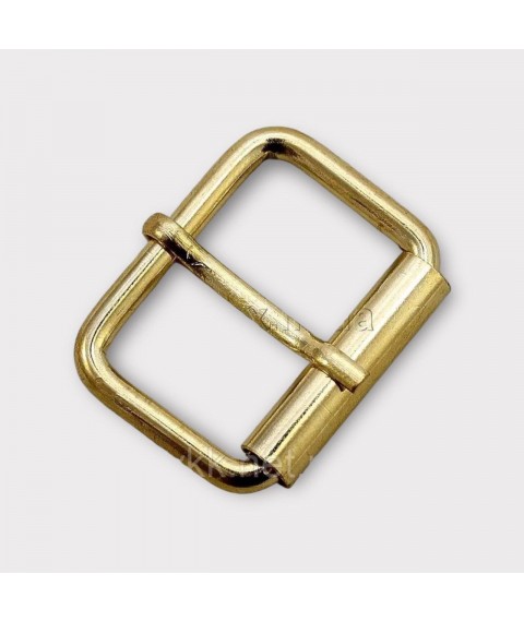 Пряжка ременная проволочная 25*20*3,5 мм., светлое золото, для сумок и ремней