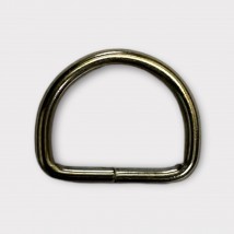 Полукольцо сварное 15*13*2.2 мм., светлый никель