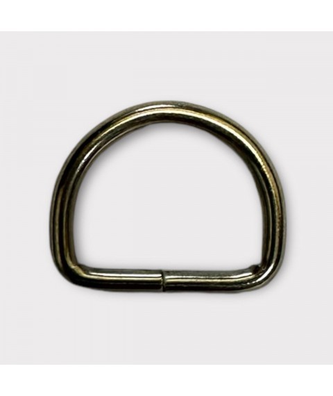 Полукольцо сварное 15*13*2.2 мм., светлый никель