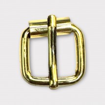 Пряжка ременная проволочная 20*20*3,5 мм., светлое золото, для сумок и ремней