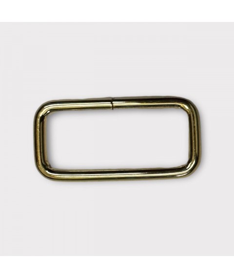 Рамка прямоугольная сварная 50*20*6 мм., светлое золото, кат.А+