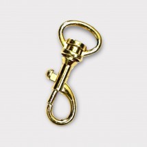 Карабин для клатча 40х12 мм., светлое золото, кат.А+