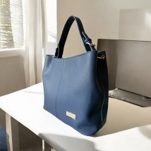 Сумка женская из экокожи Betty Pretty синяя 887BLUE