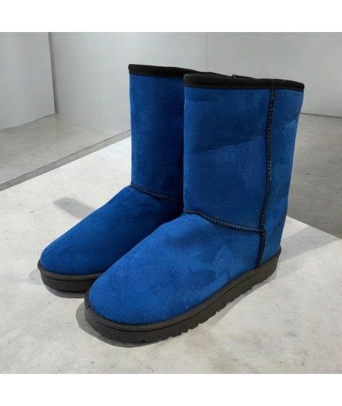 Угги женские Betty Pretty из искусственного замша синие 1UG