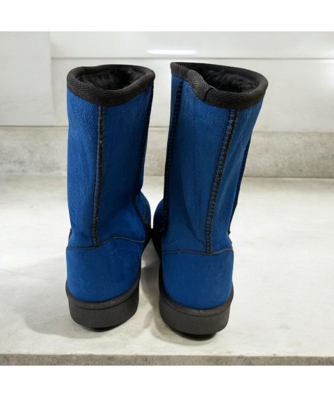 Угги женские Betty Pretty из искусственного замша синие 1UG