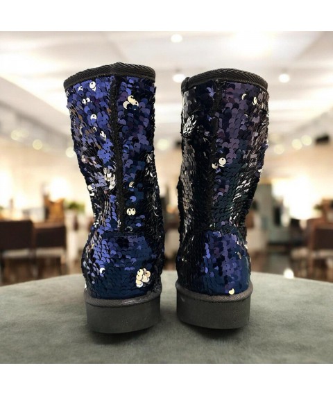 Угги женские Betty Pretty синие 2UG