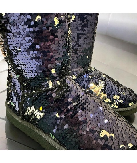 Угги женские Betty Pretty синие 2UG