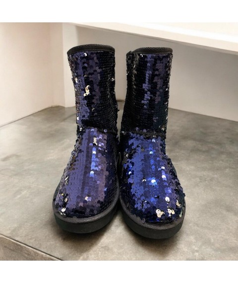 Угги женские Betty Pretty синие 2UG