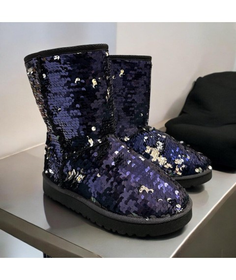 Угги женские Betty Pretty синие 2UG