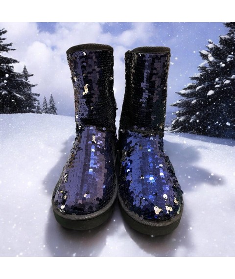 Угги женские Betty Pretty синие 2UG