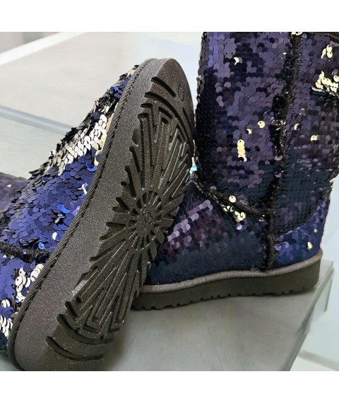 Угги женские Betty Pretty синие 2UG