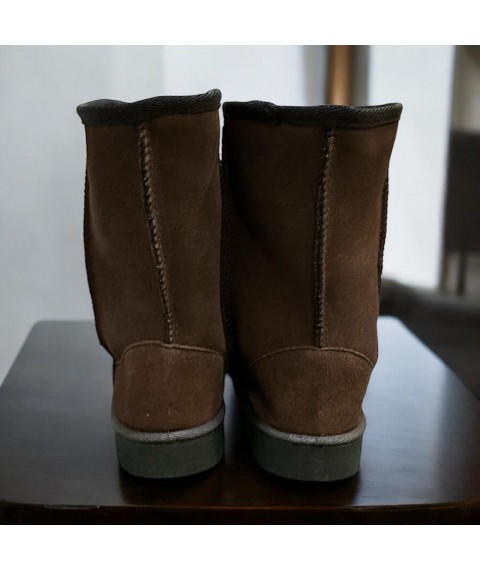 Угги женские Betty Pretty из искусственного замша коричневые 3UG