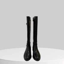 Сапоги женские Betty Pretty из натуральной кожи черные RBX121192A42