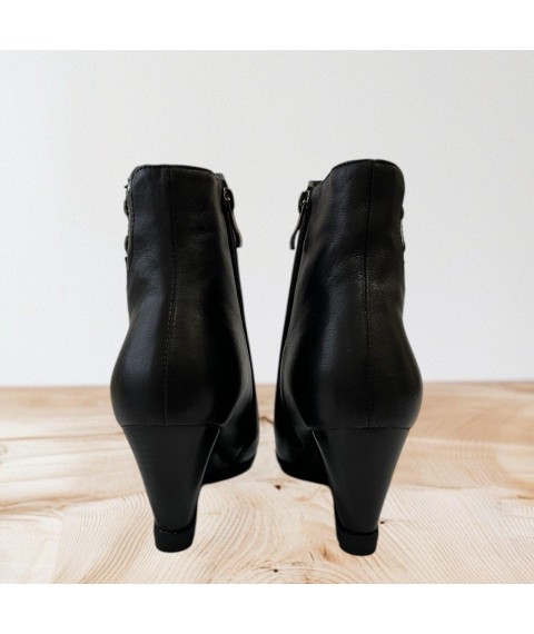 Ботинки женские Betty Pretty из натуральной кожи черные H1308D3117E78B