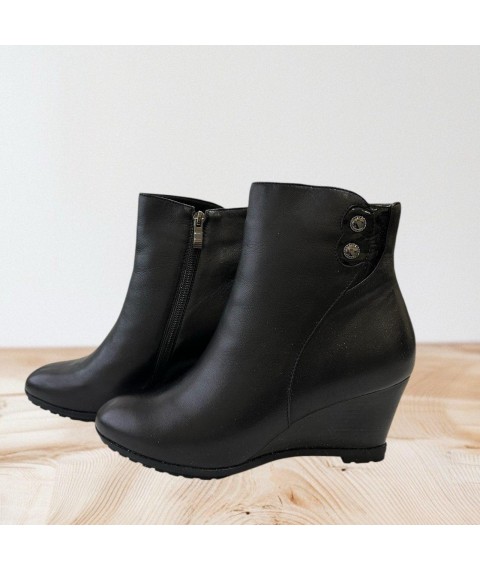 Ботинки женские Betty Pretty из натуральной кожи черные H1308D3117E78B