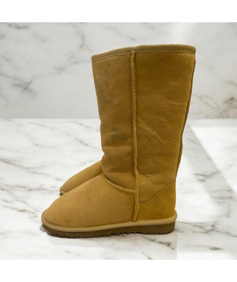 Угодь желчи Betty Pretty из натурального замша песочные C5815F0006