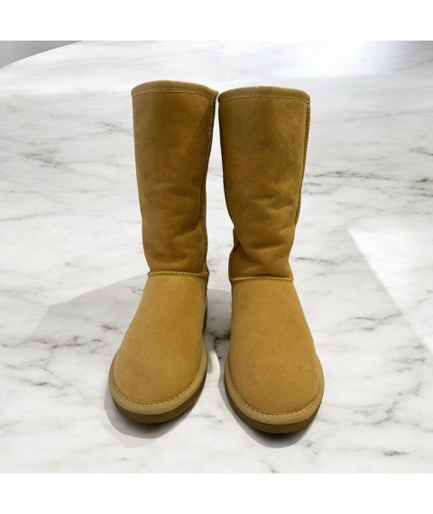 Угодь желчи Betty Pretty из натурального замша песочные C5815F0006