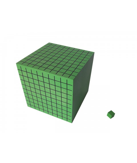 Одиниці об'єму HEGA. Математичний куб з посібником