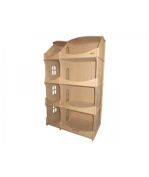 HEGA wooden cabinet for creativity for toys and books