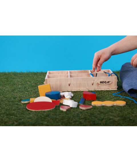 Set HEGA Montessori 2 educational game colored in a box of 32 elements